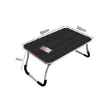 SOGA Black Portable Bed Table Adjustable Foldable Bed Sofa Study Table Laptop Mini Desk Breakfast Tray Home Decor - Cafe Supply