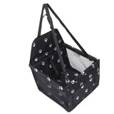SOGA 2X Waterproof Pet Booster Car Seat Breathable Mesh Safety Travel Portable Dog Carrier Bag Black - Cafe Supply