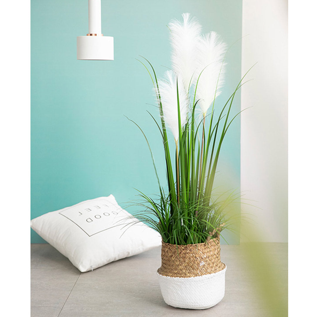 SOGA 4X 120cm Green Artificial Indoor Potted Reed Grass Tree Fake Plant Simulation Decorative
