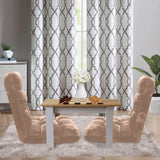 SOGA 2X Floor Recliner Folding Lounge Sofa Futon Couch Folding Chair Cushion Light Apricot - Cafe Supply