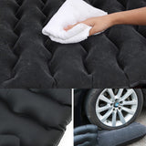SOGA 2X Black Ripple Inflatable Car Mattress Portable Camping Air Bed Travel Sleeping Kit Essentials - Cafe Supply