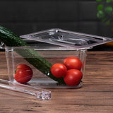 SOGA Clear Gastronorm 1/2 GN Lid Food Tray Top Cover Bundle of 6 - Cafe Supply