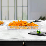 SOGA 100mm Clear Gastronorm GN Pan 1/1 Food Tray Storage Bundle of 2 with Lid - Cafe Supply