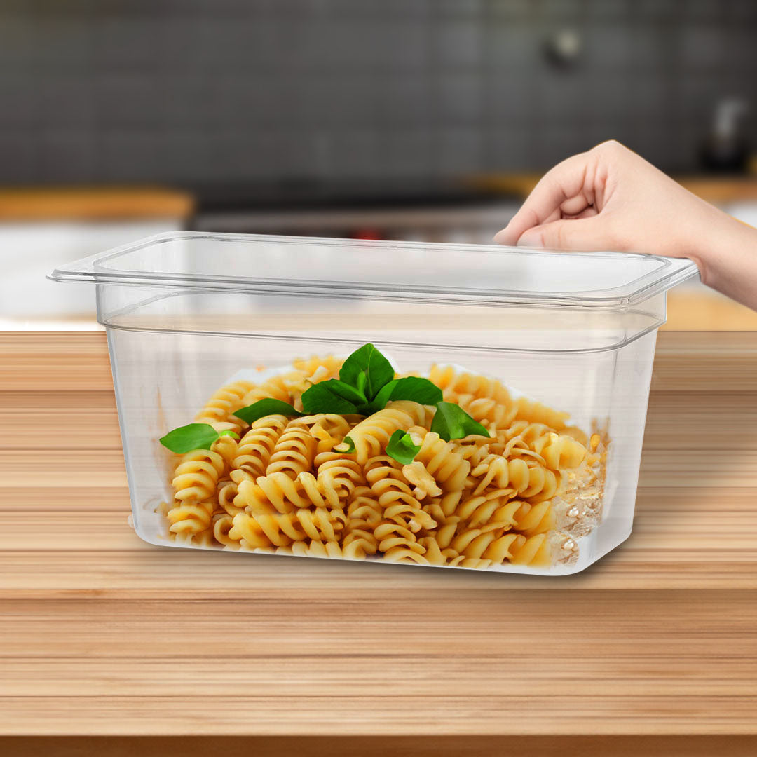 SOGA 150mm Clear Gastronorm GN Pan 1/3 Food Tray Storage - Cafe Supply