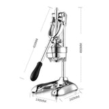SOGA 2x Stainless Steel Manual Juicer Hand Press Juice Extractor Squeezer Orange Citrus - Cafe Supply