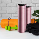 SOGA 2X 500ML Stainless Steel Smart LCD Thermometer Display Bottle Vacuum Flask Thermos Rose Gold - Cafe Supply