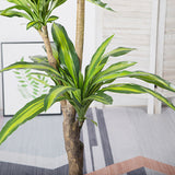 SOGA 2X 180cm Green Artificial Indoor Brazlian Iron Tree Fake Plant Decorative 3 Heads - Cafe Supply
