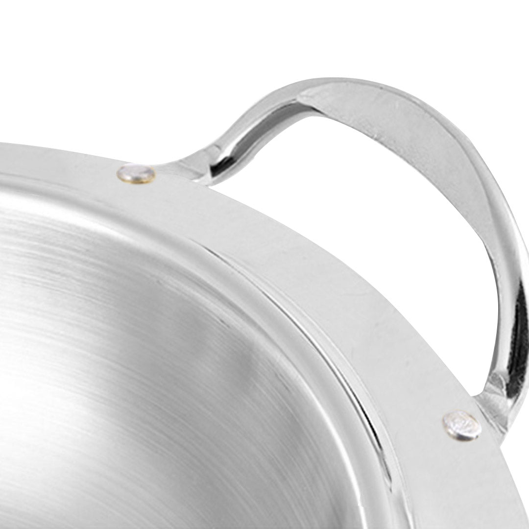SOGA Stainless Steel Round Buffet Chafing Dish Cater Food Warmer Chafer with Glass Top Lid - Cafe Supply