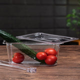 SOGA Clear Gastronorm 1/3 GN Lid Food Tray Top Cover Bundle of 2 - Cafe Supply