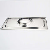 SOGA 2X Gastronorm GN Pan Lid Full Size 1/2 Stainless Steel Tray Top Cover - Cafe Supply