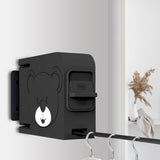 SOGA 2X 160mm Wall-Mounted Clothes Line Dry Rack Retractable Space-Saving Foldable Hanger Black - Cafe Supply