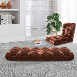 SOGA 2X Floor Recliner Folding Lounge Sofa Futon Couch Folding Chair Cushion Coffee - Cafe Supply