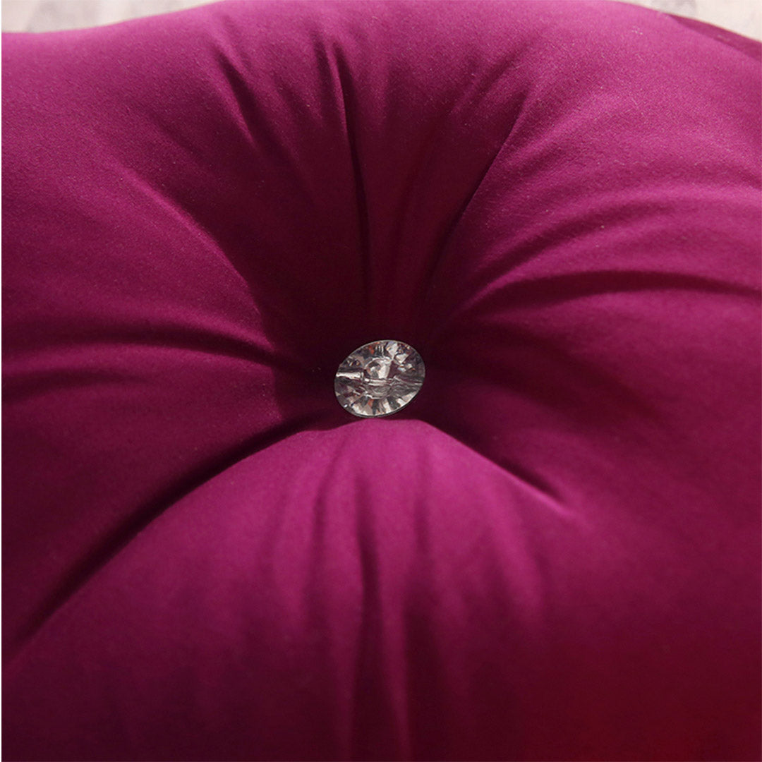 SOGA 2X 180cm Burgundy Princess Bed Pillow Headboard Backrest Bedside Tatami Sofa Cushion with Ruffle Lace Home Decor - Cafe Supply