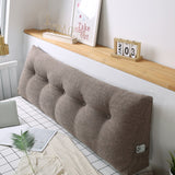 SOGA 2X 180cm Coffee Triangular Wedge Bed Pillow Headboard Backrest Bedside Tatami Cushion Home Decor - Cafe Supply