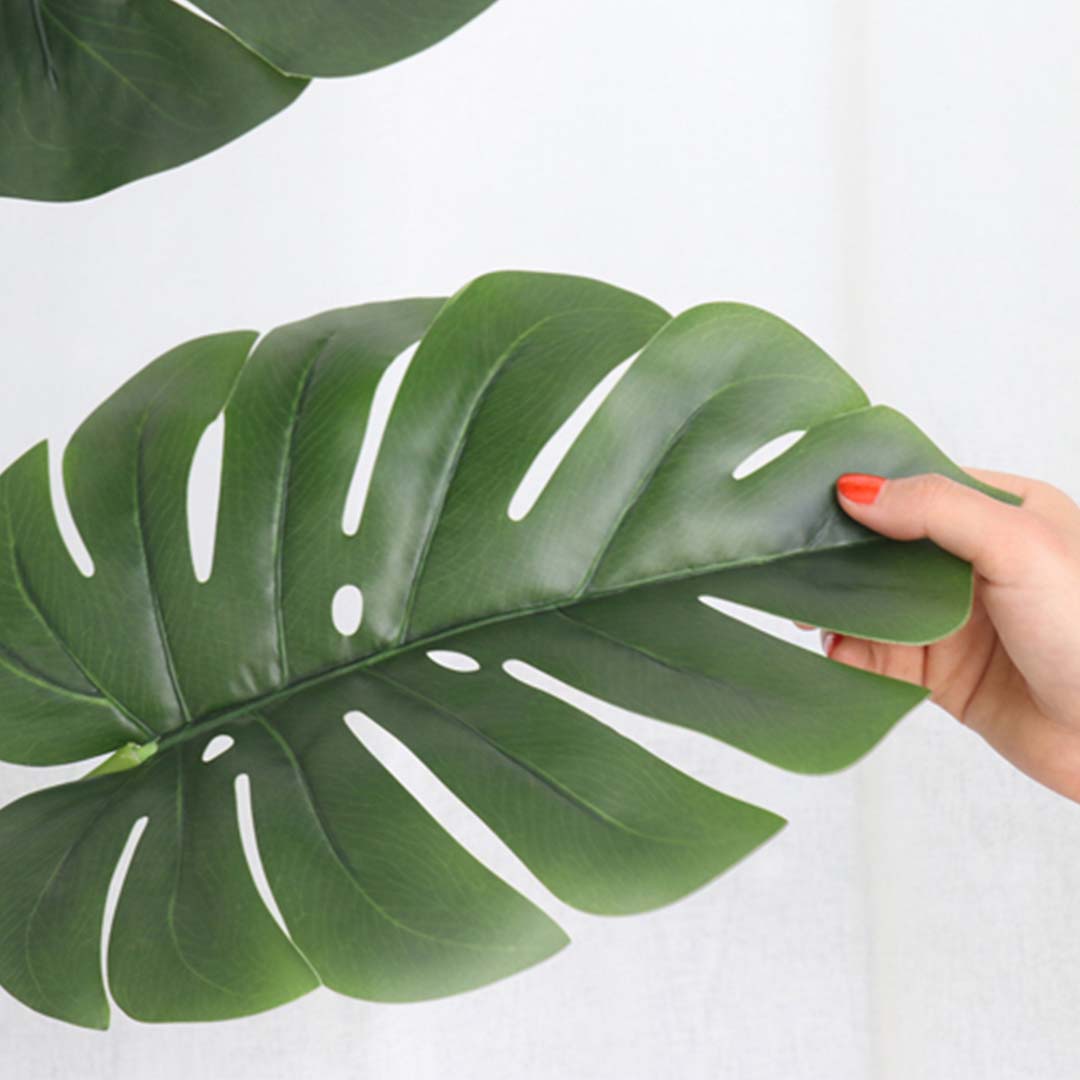 SOGA 2X 93cm Artificial Indoor Potted Turtle Back Fake Decoration Tree Flower Pot Plant - Cafe Supply