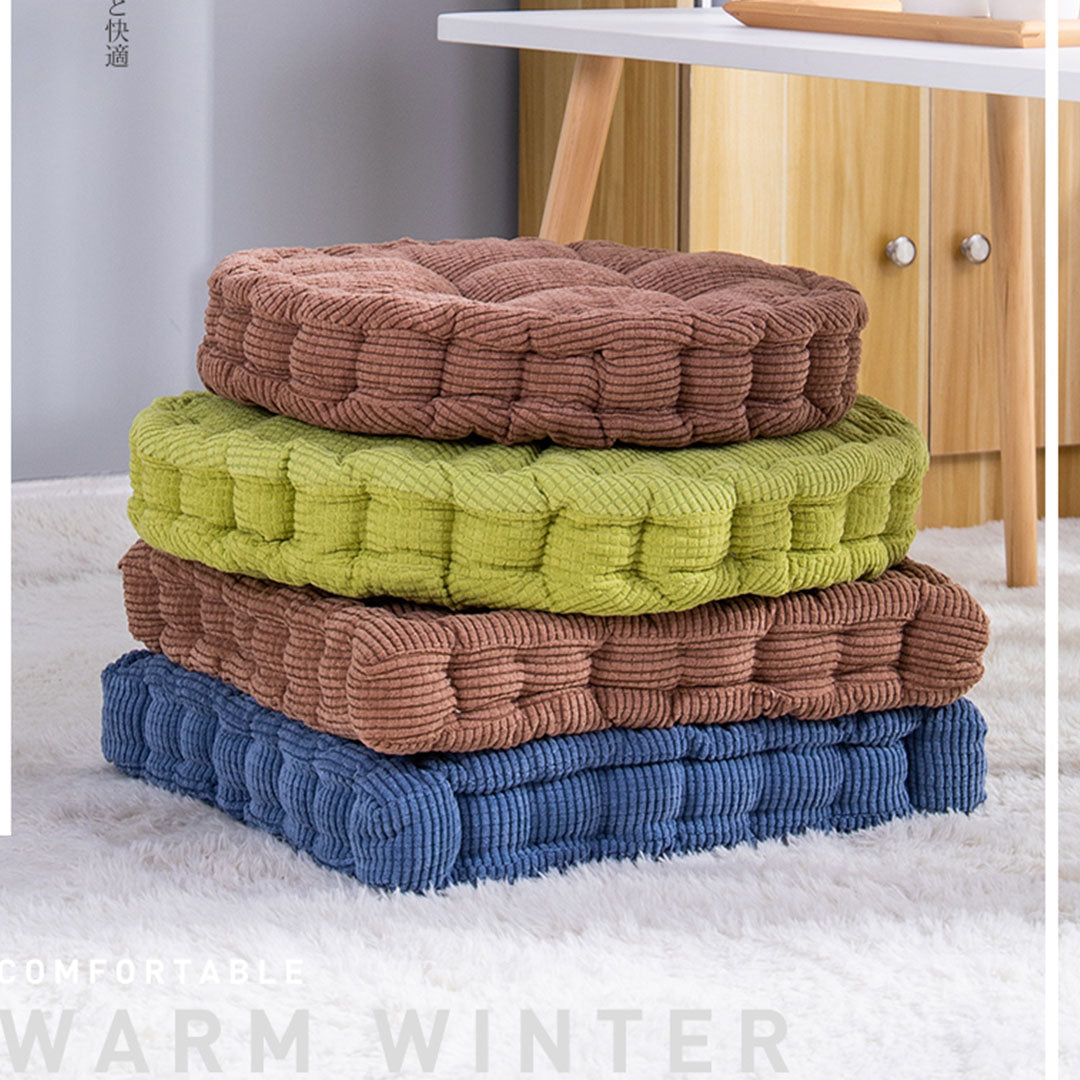 SOGA 2X Coffee Round Cushion Soft Leaning Plush Backrest Throw Seat Pillow Home Office Decor - Cafe Supply