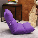 SOGA 2X Lounge Floor Recliner Adjustable Lazy Sofa Bed Folding Game Chair Purple - Cafe Supply