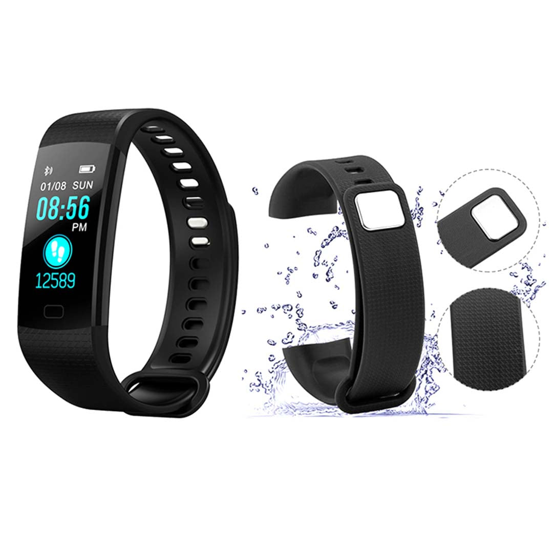 SOGA 2X Sport Smart Watch Health Fitness Wrist Band Bracelet Activity Tracker Purple - Cafe Supply