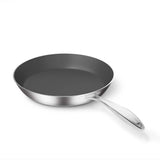 SOGA 6X Stainless Steel Fry Pan Frying Pan Induction FryPan Non Stick Interior Skillet - Cafe Supply