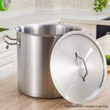 SOGA 50cm Top Grade Stockpot Lid Stainless Steel Stock pot Cover - Cafe Supply