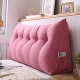 SOGA 2X 180cm Pink Triangular Wedge Bed Pillow Headboard Backrest Bedside Tatami Cushion Home Decor - Cafe Supply
