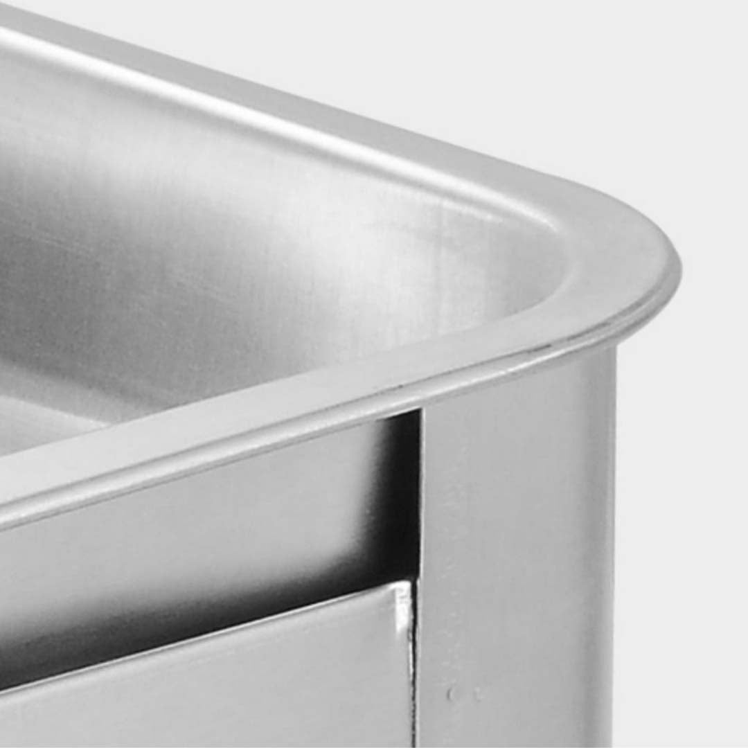 4X 45CM Portable Stainless Steel Outdoor Chafing Dish BBQ Fish Stove Grill Plate - Cafe Supply