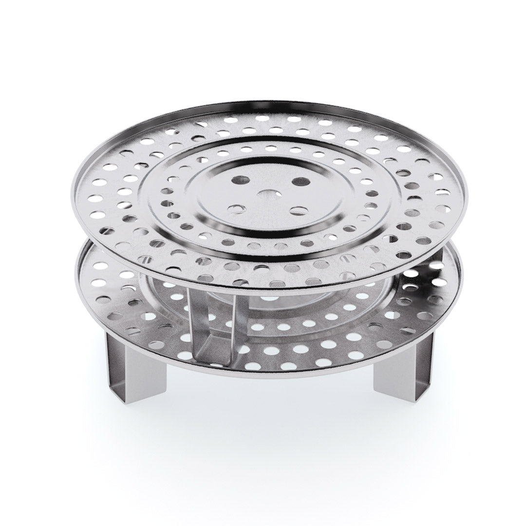 SOGA 28cm Stainless Steel Steamer Insert Stock Pot Steaming Rack Stockpot Tray - Cafe Supply