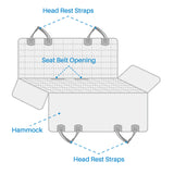 SOGA Luxury Car Trunk Pet Mat Boot Cargo Liner Waterproof Seat Cover Protector Hammock Non-Slip Pet Travel Essentials - Cafe Supply