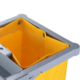 SOGA 2X 3 Tier Multifunction Janitor Cleaning Waste Cart Trolley and Waterproof Bag - Cafe Supply