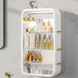 SOGA White Multi Tier Cosmetic Storage Rack Bathroom Vanity Tray Display Stand Organiser - Cafe Supply