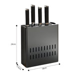 SOGA 2X  Wall Mounted Kitchen Knife Storage Rack Space-Saving Organiser - Cafe Supply