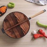 SOGA 31cm Commercial Cast Iron Wok FryPan Fry Pan - Cafe Supply