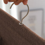 SOGA 2X Coffee Double Sided Hanging Storage Bag Underwear Bra Socks Mesh Pocket Hanger Home Organiser - Cafe Supply