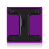 SOGA 2X Digital Body Fat Scale Bathroom Scales Weight Gym Glass Water LCD Purple/Pink - Cafe Supply