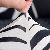 SOGA 1-Seater Checkered Sofa Cover Couch Protector High Stretch Lounge Slipcover Home Decor - Cafe Supply