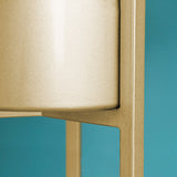 SOGA 2X 45CM Gold Metal Plant Stand with Flower Pot Holder Corner Shelving Rack Indoor Display - Cafe Supply