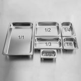 SOGA Gastronorm GN Pan Full Size 1/1 GN Pan 10cm Deep Stainless Steel Tray - Cafe Supply