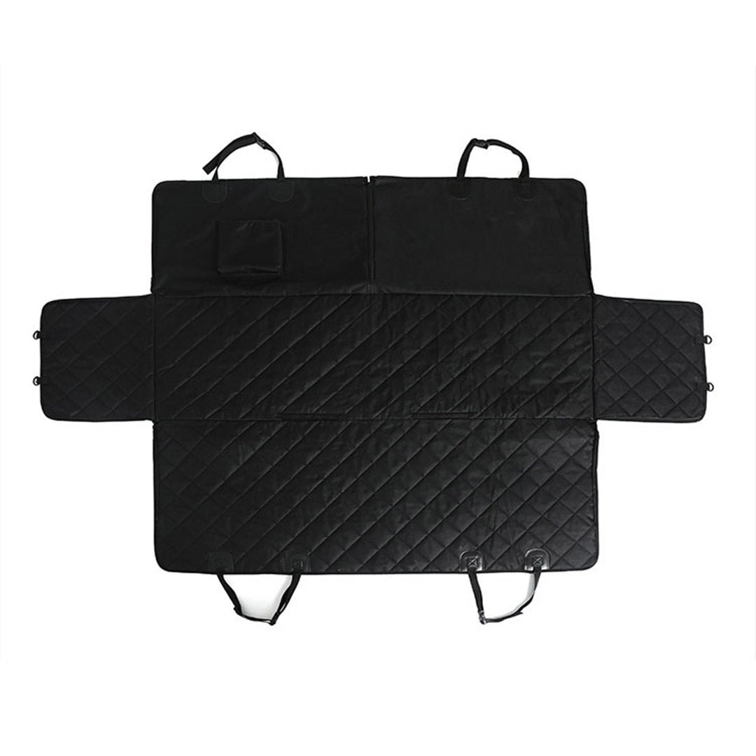 SOGA 2X 600D Oxford Cloth Waterproof Dog Car Cover Back Seat Protector Hammock Non-Slip Pet Mat Black - Cafe Supply