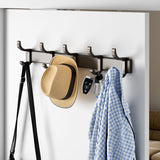 SOGA 2X 37cm Wall Mounted Towel Rack Space-Saving Hanger Organiser with Durable Hooks - Cafe Supply
