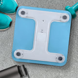 SOGA 2X 180kg Digital Fitness Weight Bathroom Gym Body Glass LCD Electronic Scales Blue - Cafe Supply