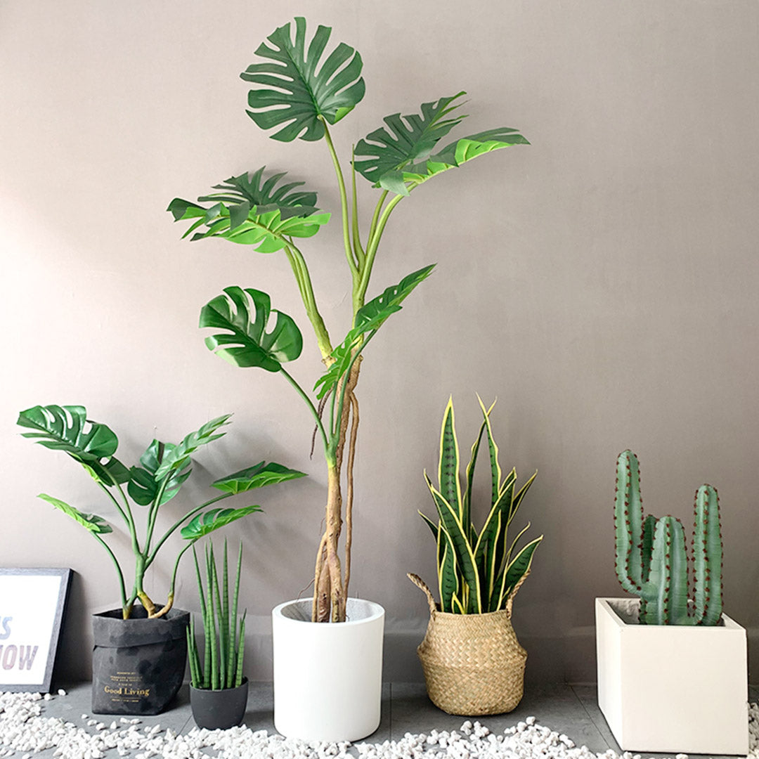SOGA 160cm Green Artificial Indoor Turtle Back Tree Fake Fern Plant Decorative - Cafe Supply