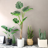 SOGA 160cm Green Artificial Indoor Turtle Back Tree Fake Fern Plant Decorative - Cafe Supply