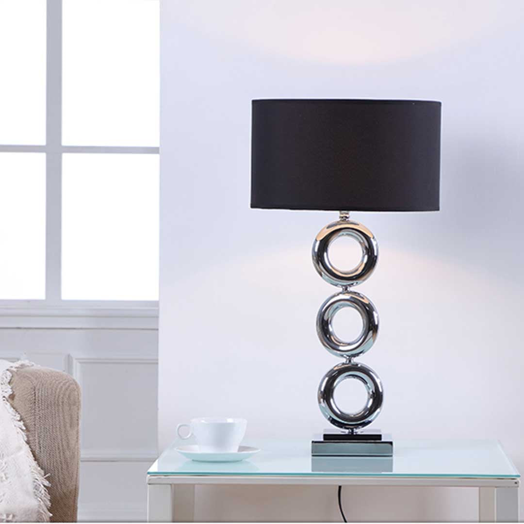SOGA 2X Simple Industrial Style Table Lamp Metal Base Desk Lamp - Cafe Supply