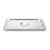 SOGA 2X Gastronorm GN Pan Lid Full Size 1/3 Stainless Steel Tray Top Cover - Cafe Supply