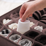 SOGA Coffee Flip Top Underwear Storage Box Foldable Wardrobe Partition Drawer Home Organiser - Cafe Supply