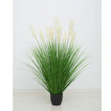 SOGA 2X 137cm Green Artificial Indoor Potted Bulrush Grass Tree Fake Plant Simulation Decorative - Cafe Supply