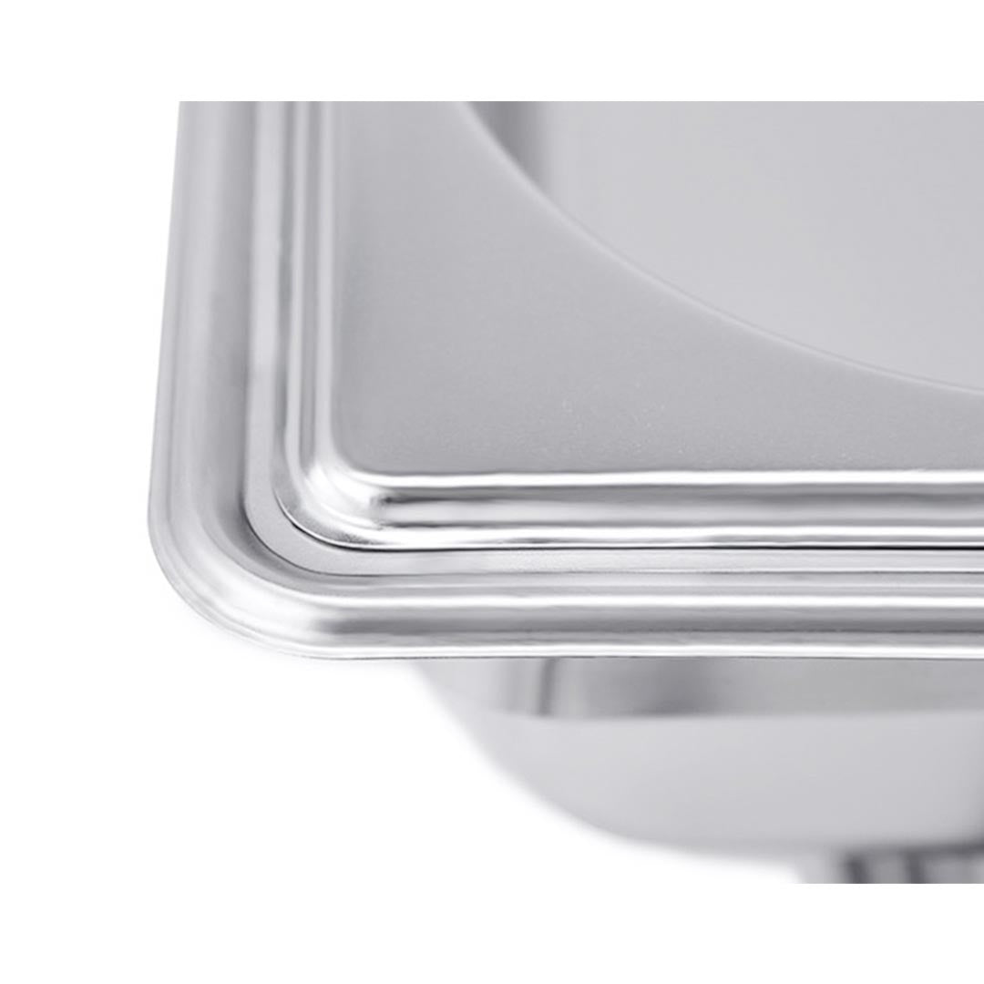 SOGA Triple Tray Stainless Steel Chafing Catering Dish Food Warmer - Cafe Supply