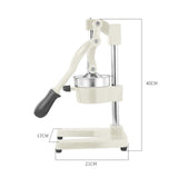 SOGA 2X Commercial Manual Juicer Hand Press Juice Extractor Squeezer Orange Citrus White - Cafe Supply