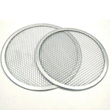 SOGA 2X 8-inch Round Seamless Aluminium Nonstick Commercial Grade Pizza Screen Baking Pan - Cafe Supply