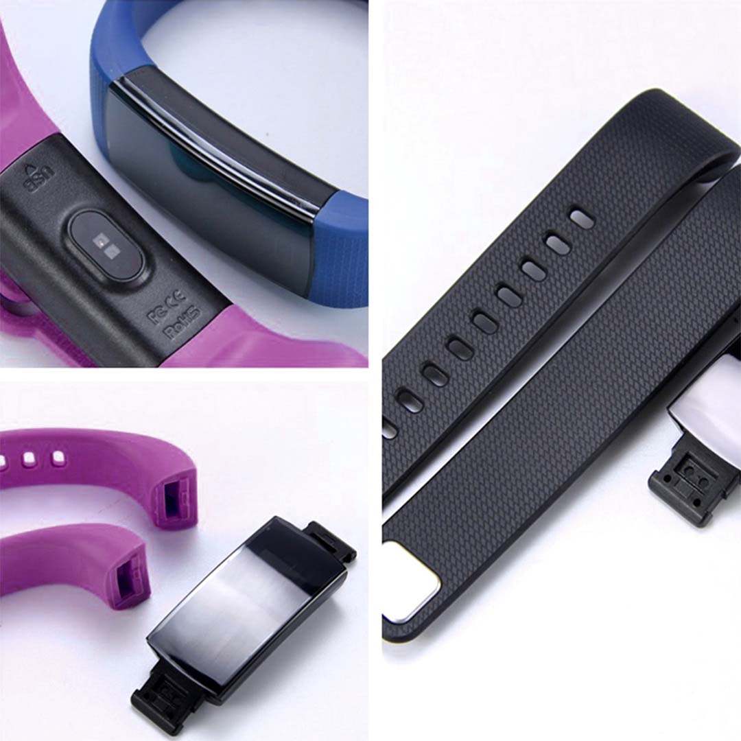 SOGA 2X Sport Smart Watch Health Fitness Wrist Band Bracelet Activity Tracker Purple - Cafe Supply